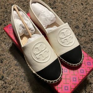 NEW Tory Burch Women’s Leather Espadrille Flats